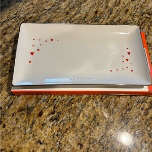 Le Creuset Heart Rectangle Platter - White